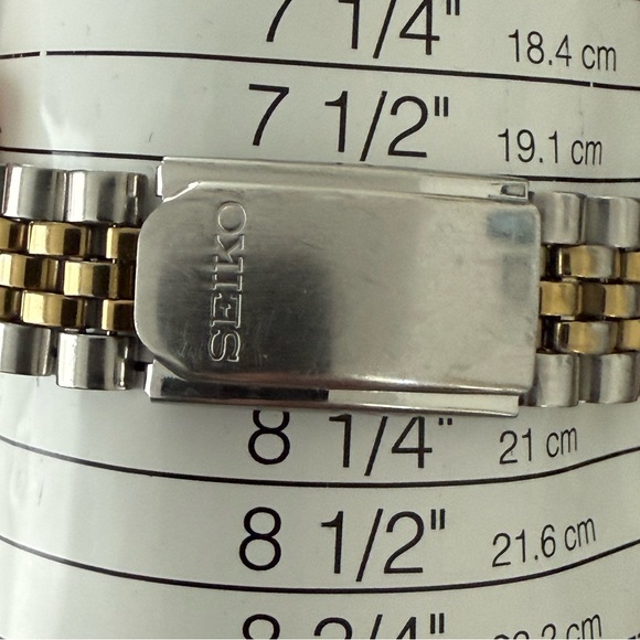 Seiko Presidential Vintage Men’s Watch Two-Tone Bracelet Case Stainless Dial - Picture 14 of 14